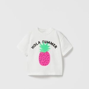 Zara Pink Pineapple Shirt